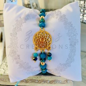 Dream catcher bracelet .